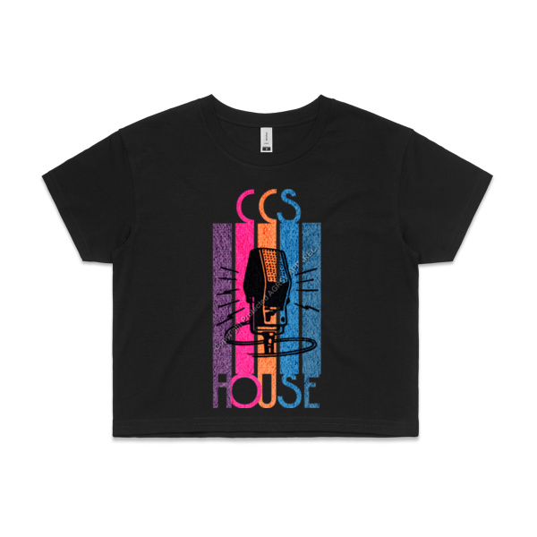 CCS HOUSE INHALE4 WOMANS CROP TEE Thumbnail